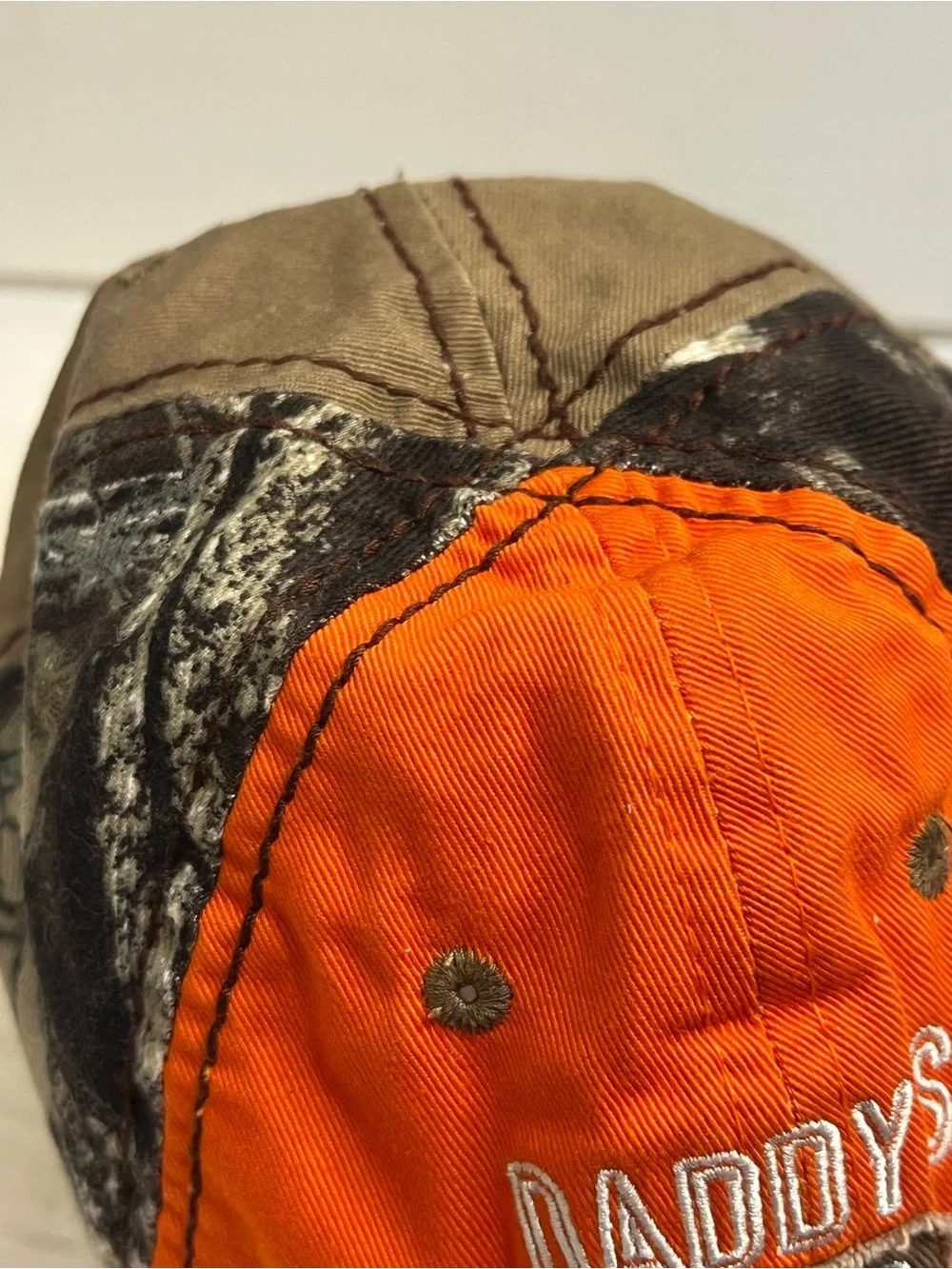 Daddy’s Little Hunting Buddy Hat Bass Pro Shops Orange and Camo Kids Hunting Cap